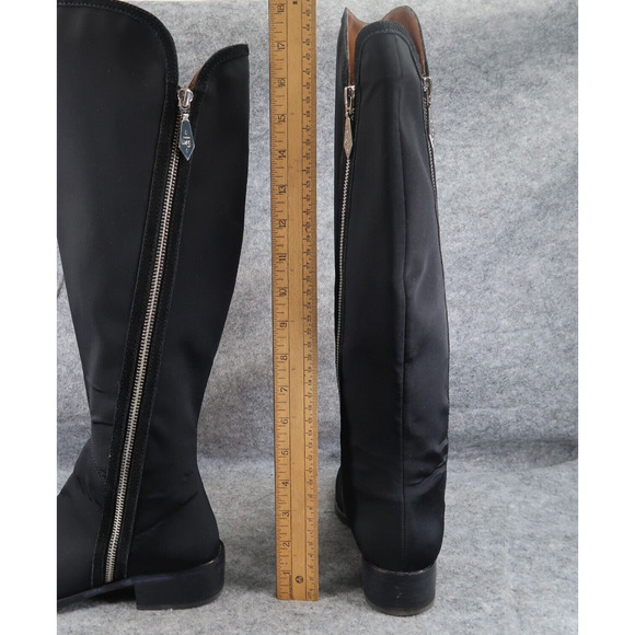 Donald Pliner Shoes Womens 6 Nova Boots Knee High Tall Double Zip Fashion Black - Picture 7 of 16